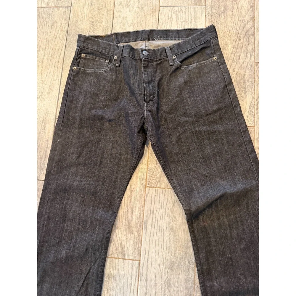 Levi Strauss 514 Mens Denim Jeans 36x34 Straight‎ Leg Jean 36 x 34 Black Preppy